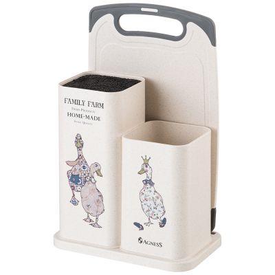 НАБОР AGNESS ИЗ ПОДСТАВКИ И ДОСКИ-0