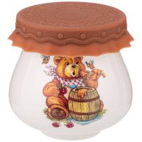 БАНОЧКА С СИЛИКОНОВОЙ КРЫШКОЙ 