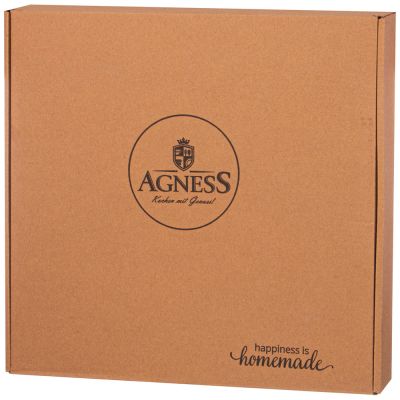 СТОЛИК AGNESS СЕРВИРОВОЧНЫЙ (ВИННЫЙ) АКАЦИЯ 30*30*15 СМ-1