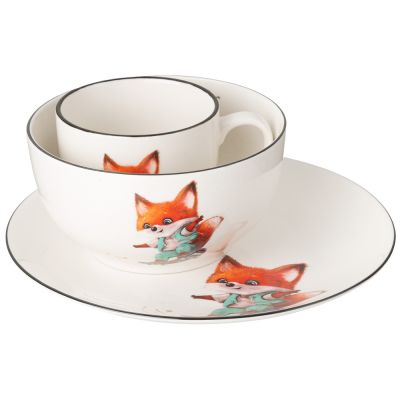 НАБОР ПОСУДЫ LEFARD ЛОВКИЙ И СМЕЛЫЙ, 3 ПР.: САЛАТНИК 470МЛ, ТАРЕЛКА 20СМ, КРУЖКА 220МЛ-6