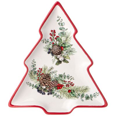 ТАРЕЛКА В ФОРМЕ ЕЛКИ AGNESS 