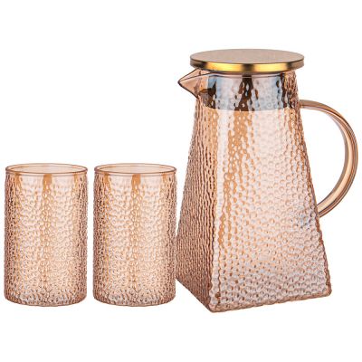 НАБОР КУВШИН 1,2 Л  И 2 СТАКАНА 300 МЛ-0