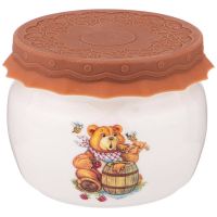 БАНКА С СИЛИКОНОВОЙ КРЫШКОЙ 