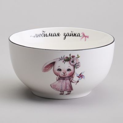 НАБОР ПОСУДЫ LEFARD МОЯ ЗАЙКА, 3 ПР.: САЛАТНИК 470МЛ, ТАРЕЛКА 20СМ, КРУЖКА 220МЛ-4