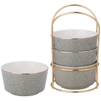 НАБОР САЛАТНИКОВ НА МЕТАЛЛ. ПОДСТАВКЕ LEFARD 