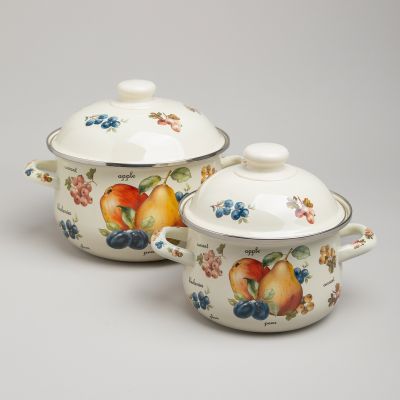 НАБОР КАСТРЮЛЬ AGNESS ЭМАЛИРОВАННЫХ СЕРИЯ 