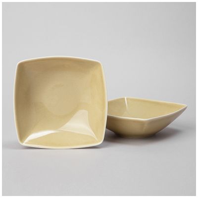 НАБОР САЛАТНИКОВ КВАДРАТНЫХ LEFARD TINT 300МЛ (ЖЕЛТЫЙ) 2 ШТ.-0