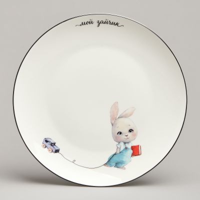 НАБОР ПОСУДЫ LEFARD МОЙ ЗАЙЧИК, 3 ПР.: САЛАТНИК 470МЛ, ТАРЕЛКА 20СМ, КРУЖКА 220МЛ-2