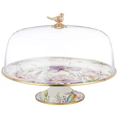 ТОРТОВНИЦА AGNESS С КРЫШКОЙ, СЕРИЯ IRISES, ДИА.30СМ-0