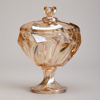 БЛЮДО С КРЫШКОЙ НА НОЖКЕ 