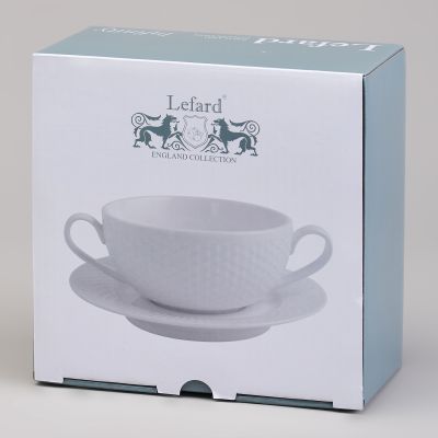 БУЛЬОННИЦА С БЛЮДЦЕМ LEFARD 