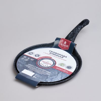 СКОВОРОДА БЛИННАЯ AGNESS С АНТИПРИГАРНЫМ ПОКРЫТИЕМ 