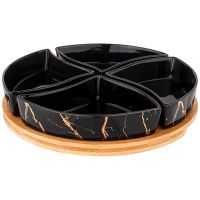 МЕНАЖНИЦА 4 СЕКЦИИ НА ДЕРЕВ. ПОДСТАВКЕ LEFARD 