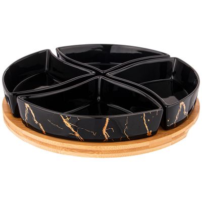 МЕНАЖНИЦА 4 СЕКЦИИ НА ДЕРЕВ. ПОДСТАВКЕ LEFARD 