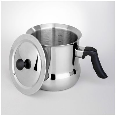 МОЛОКОВАРКА СО СВИСТКОМ И КРЫШКОЙ, 1,5Л-2