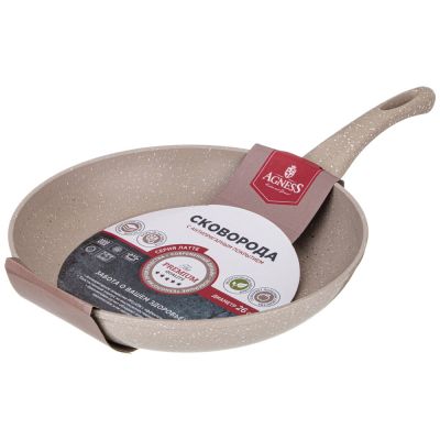 СКОВОРОДА AGNESS С АНТИПРИГАРНЫМ ПОКРЫТИЕМ 