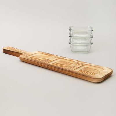 МЕНАЖНИЦА 3-Х СЕКЦИОННАЯ НА ДЕРЕВЯННОЙ ПОДСТАВКЕ 140 МЛ-5