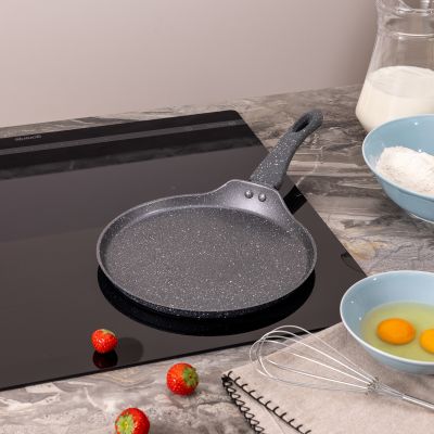 СКОВОРОДА БЛИННАЯ AGNESS С АНТИПРИГАРНЫМ ПОКРЫТИЕМ, 24Х2СМ, ИНДУКЦИОННОЕ ДНО-0