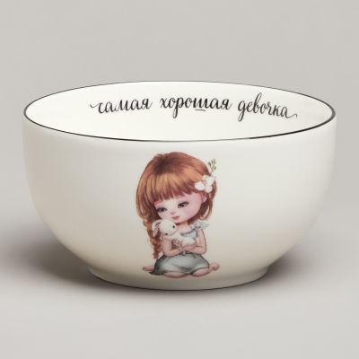 НАБОР ПОСУДЫ LEFARD ХОРОШАЯ ДЕВОЧКА, 3 ПР.: САЛАТНИК 470МЛ, ТАРЕЛКА 20СМ, КРУЖКА 220МЛ-8