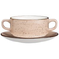 БУЛЬОННИЦА С БЛЮДЦЕМ BRONCO 