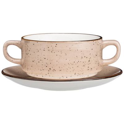 БУЛЬОННИЦА С БЛЮДЦЕМ BRONCO 