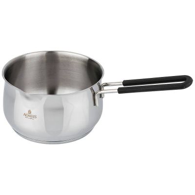 КОВШ AGNESS МОНБЛАН 16Х10 СМ, 2 Л, НЕРЖ СТАЛЬ ИНДУКЦИОННОЕ ДНО-0