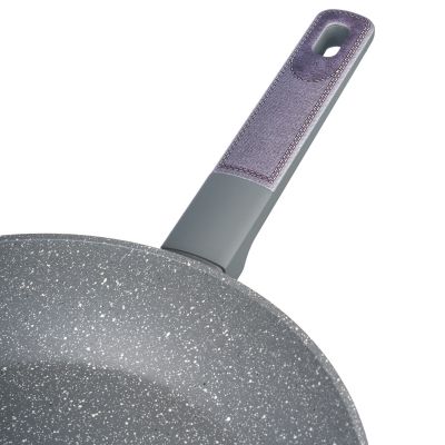 СКОВОРОДА С АНТИПРИГАРНЫМ ПОКРЫТИЕМ PFLUON MARBLE, 28*5,2 СМ-1