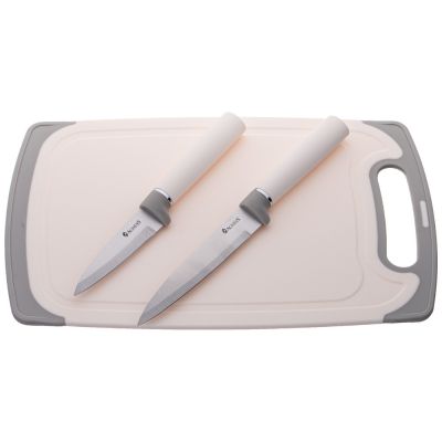 НАБОР AGNESS ИЗ 12ПР: 5 НОЖЕЙ,ДОСКА,ПОДСТАВКА,ПОЛОВНИК,ЛОЖКА,ЛОПАТКА,ШУМОВКА,ЛОЖКА ДЛЯ СПАГЕТТИ-5