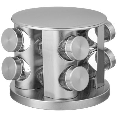 НАБОР БАНОЧЕК ДЛЯ СПЕЦИЙ ИЗ 8 ШТ. 90 МЛ НА ВРАЩАЮЩЕЙСЯ ПОДСТАВКЕ-3