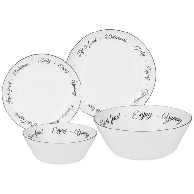 НАБОР СТОЛОВЫЙ AGNESS BON APPETIT 19ПР: 24СМ/21,5СМ/15СМ/19СМ-0