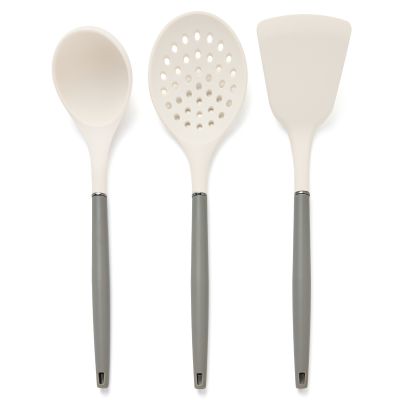 НАБОР AGNESS ИЗ 11ПР: 5 НОЖЕЙ,ПОЛОВНИК,ЛОПАТКА,ШУМОВКА,ПОДСТАВКА,НОЖЕТОЧКА,НОЖНИЦЫ, ЦВЕТ:БЕЛЫЙ/СЕРЫЙ-2