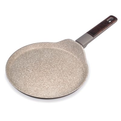 СКОВОРОДА БЛИННАЯ С АНТИПРИГАРНЫМ ПОКРЫТИЕМ PFLUON MARBLE, 24*4,3 СМ-5