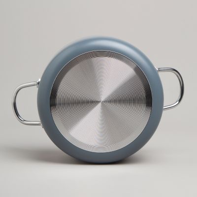 КАСТРЮЛЯ AGNESS С АНТИП. ПОКР.  И СТЕКЛ. КРЫШКОЙ 1350 МЛ, 16*8 СМ-1