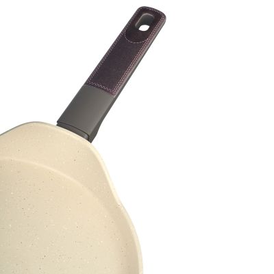 СКОВОРОДА БЛИННАЯ С АНТИПРИГАРНЫМ ПОКРЫТИЕМ PFLUON MARBLE, 24*4,3 СМ-1