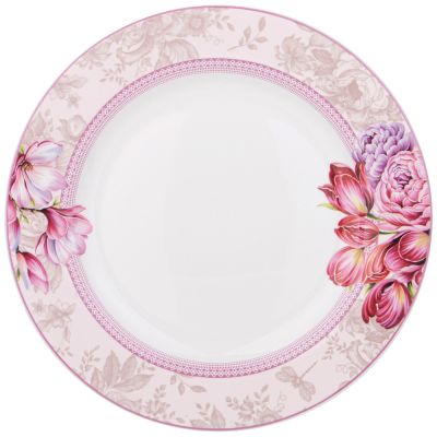 ТАРЕЛКА ОБЕДЕННАЯ LEFARD ТЮЛЬПАНЫ 25,5 СМ МАЛ.УП.=4шт.-0