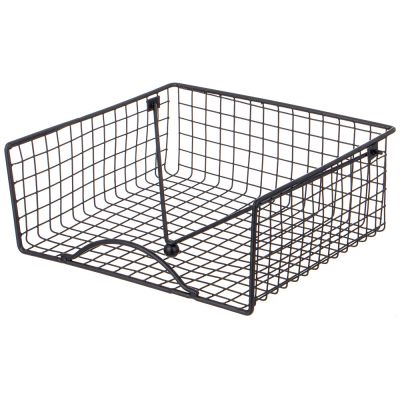 САЛФЕТНИЦА  AGNESS 19*19*8СМ ЧЕРНАЯ (КОР=12ШТ)-0