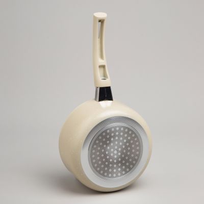 КОВШИК AGNESS АНТИП. ПОКР. РУЧКА SOFT TOUCH  И СТЕКЛ. КРЫШКОЙ 1000 МЛ 14*7 СМ-1