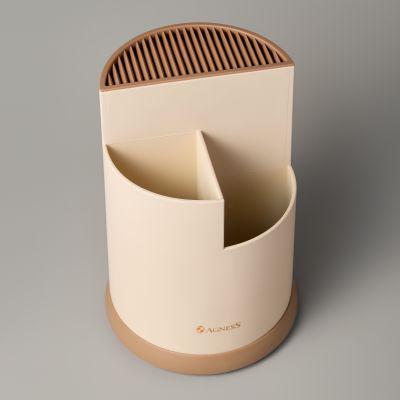 НАБОР AGNESS ИЗ 9ПР: 5 НОЖЕЙ, ПОЛОВНИК, ЛОПАТКА И ШУМОВКА, ВРАЩАЮЩАЯСЯ ПОДСТАВКА-7