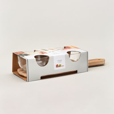 МЕНАЖНИЦА 2-Х СЕКЦИОННАЯ НА ДЕРЕВЯННОЙ ПОДСТАВКЕ 350 МЛ-1