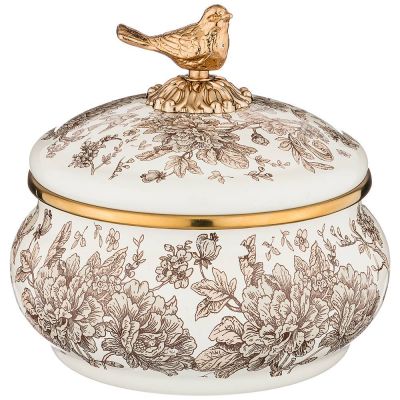 САХАРНИЦА AGNESS ЭМАЛИРОВАННАЯ, СЕРИЯ ROYAL GARDEN 850MЛ-0