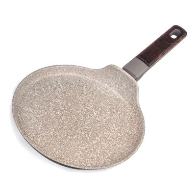 СКОВОРОДА БЛИННАЯ С АНТИПРИГАРНЫМ ПОКРЫТИЕМ PFLUON MARBLE, 22*4,3 СМ-5