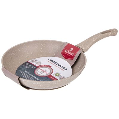 СКОВОРОДА AGNESS С АНТИПРИГАРНЫМ ПОКРЫТИЕМ 