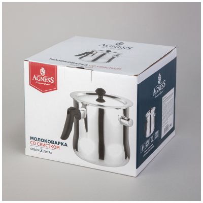 МОЛОКОВАРКА СО СВИСТКОМ И КРЫШКОЙ, 2,0Л-1