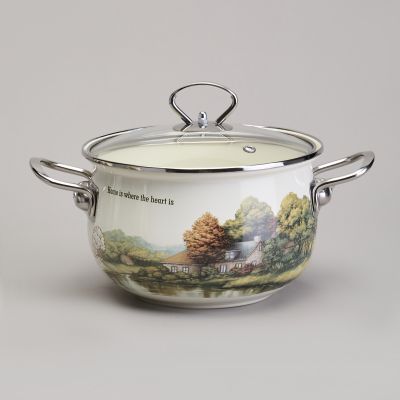 НАБОР КАСТРЮЛЬ ЭМАЛИРОВАННЫЙ, СЕРИЯ 