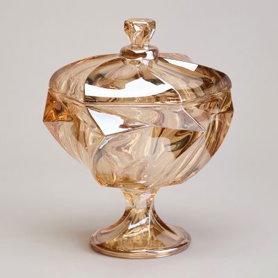 БЛЮДО С КРЫШКОЙ НА НОЖКЕ 