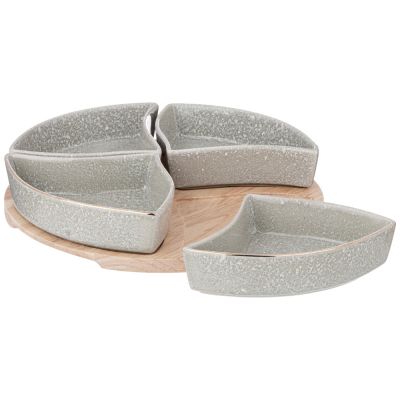 МЕНАЖНИЦА 4 СЕКЦИИ НА ДЕРЕВ. ПОДСТАВКЕ LEFARD  