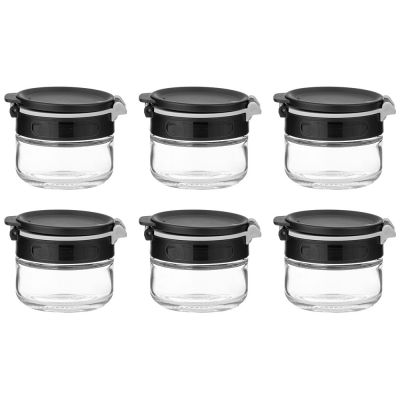 НАБОР ЕМКОСТЕЙ ДЛЯ СПЕЦИЙ 6ШТ 85МЛ AGNESS-0