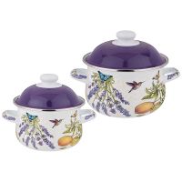 НАБОР КАСТРЮЛЬ AGNESS ЭМАЛИРОВАННЫХ СЕРИЯ 