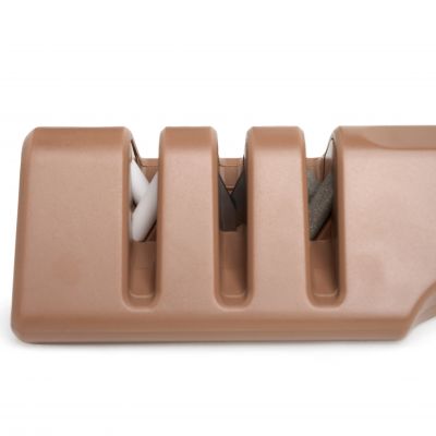 НАБОР AGNESS ИЗ 11ПР: 5 НОЖЕЙ,ПОЛОВНИК,ЛОПАТКА,ШУМОВКА,ПОДСТАВКА,НОЖЕТОЧКА И НОЖНИЦЫ, ЦВЕТ: БЕЖЕВЫЙ-5