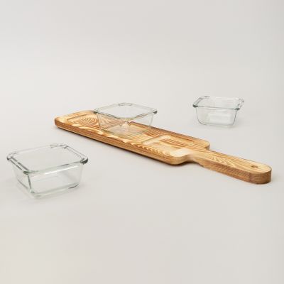 МЕНАЖНИЦА 3-Х СЕКЦИОННАЯ НА ДЕРЕВЯННОЙ ПОДСТАВКЕ 140 МЛ-3